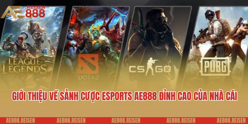 Giới thiệu về sảnh cược Esports AE888 đỉnh cao của nhà cái