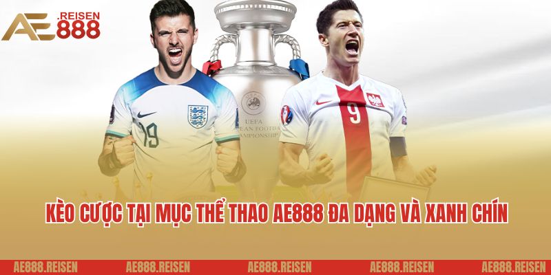 Thể Thao AE888 - Cá Cược Bóng Đá Và Sự Kiện Toàn Cầu Hấp Dẫn 4 Kèo cược tại mục thể thao AE888 đa dạng và xanh chín